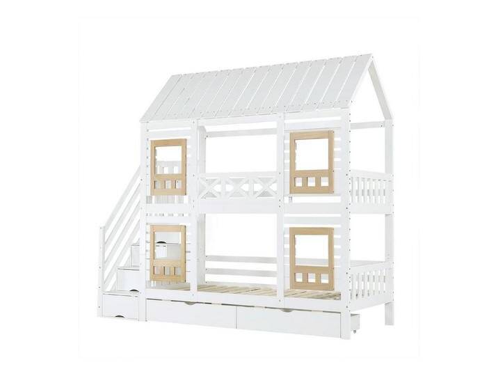 autolock Kinderbett Etagenbett, Kinderbett, Mit farblich abgesetztem Fallschutzgitter, mit Fenster,Zwei Schubladen mit Rollen autolock Kinderbett Etagenbett, Kinderbett, Mit farblich abgesetztem Fallschutzgitter, mit Fenster,Zwei Schubladen mit Rollen von autolock