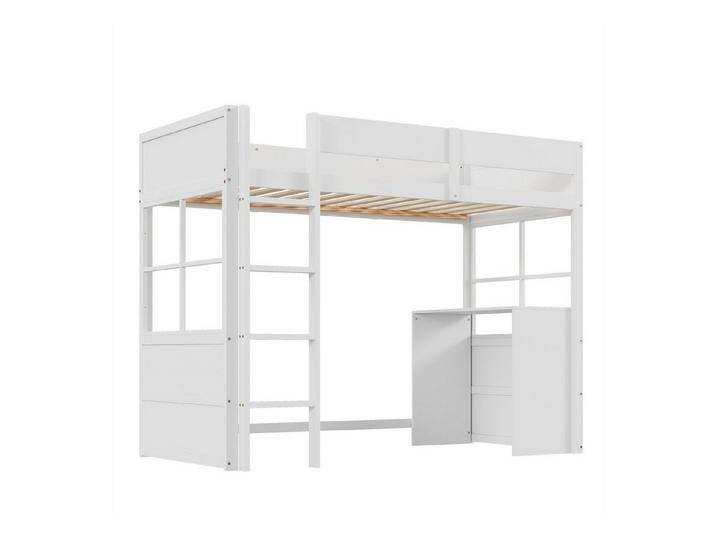 autolock Kinderbett Hochbett,Kinderbett,Einzelbett,Sicherheitstreppe, mit Tisch,hohes Zaundesign, weiß, Weiss autolock Kinderbett Hochbett,Kinderbett,Einzelbett,Sicherheitstreppe, mit Tisch,hohes Zaundesign, weiß, Weiss von autolock