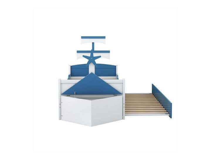 autolock Kinderbett Kinderbett,Einzelbett,Hausbett,Segelbootform Stauschrank am Bettende, blau, mit ausziehbares Bett, Blau autolock Kinderbett Kinderbett,Einzelbett,Hausbett,Segelbootform Stauschrank am Bettende, blau, mit ausziehbares Bett, Blau von autolock