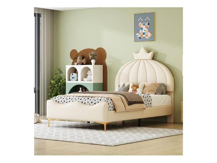 autolock Kinderbett Kinderbett Polsterbett 90 * 200 cm, Jungen- und Mädchenbetten, beige, beige autolock Kinderbett Kinderbett Polsterbett 90 * 200 cm, Jungen- und Mädchenbetten, beige, beige von autolock