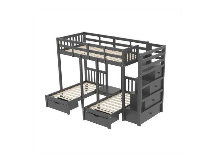 autolock Kinderbett Kinderbett aus Massivholz,Etagenbett mit Stauraumschubladen, Mit Sicherheitsleiter,mit Nachttisch,Sicherheitsgitterausführung autolock Kinderbett Kinderbett aus Massivholz,Etagenbett mit Stauraumschubladen, Mit Sicherheitsleiter,mit Nachttisch,Sicherheitsgitterausführung von autolock