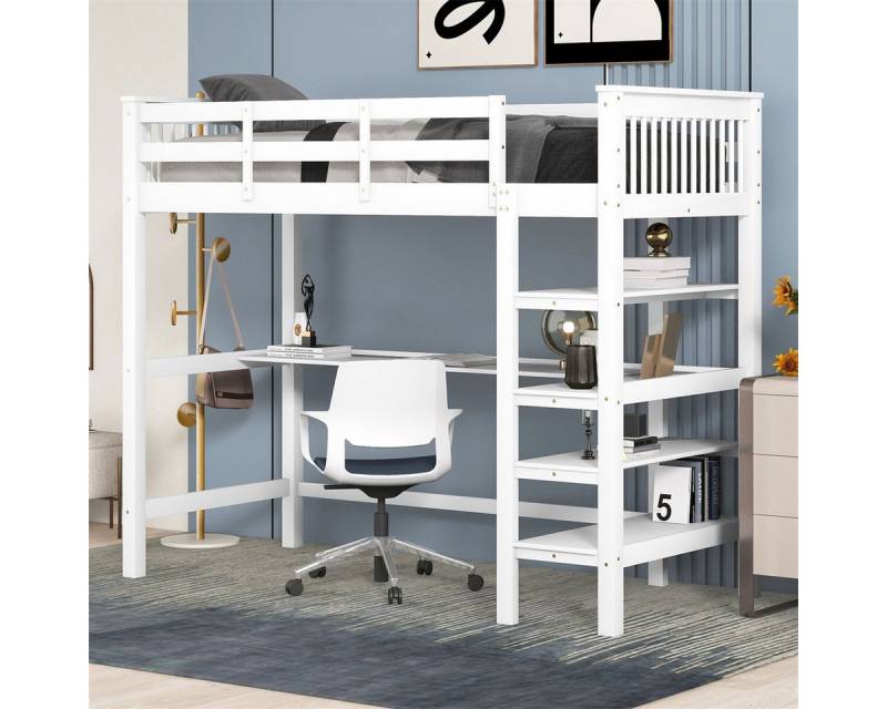 autolock Kinderbett Kinderhochbett mit Ablagefächern und Unterbettschreibtisch autolock Kinderbett Kinderhochbett mit Ablagefächern und Unterbettschreibtisch von autolock