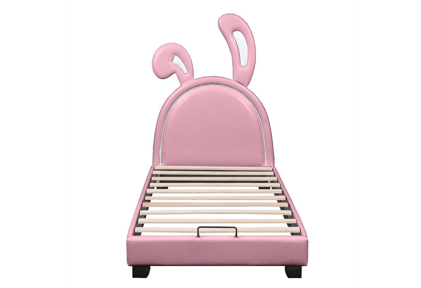autolock Kinderbett Polsterbett,Kinderbett mit Lattenrosten und Rückenlehne, Mädchenbett in Hasenohrform mit erhöhten Füßen autolock Kinderbett Polsterbett,Kinderbett mit Lattenrosten und Rückenlehne, Mädchenbett in Hasenohrform mit erhöhten Füßen von autolock