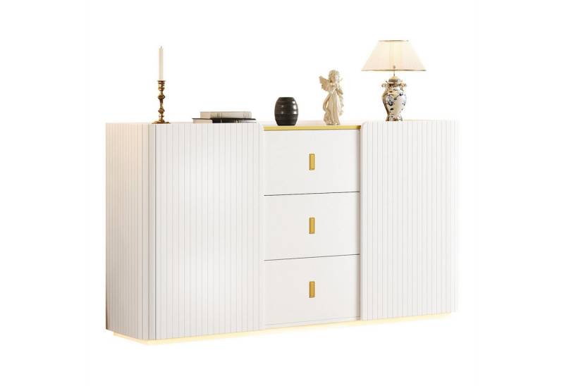autolock Kommode Sideboard,Kommode,Multifunktionales Sideboard,Highboard, Mit 2 Türen, 2 Schubkästen, Anrichte mit LED-Beleuchtung autolock Kommode Sideboard,Kommode,Multifunktionales Sideboard,Highboard, Mit 2 Türen, 2 Schubkästen, Anrichte mit LED-Beleuchtung von autolock