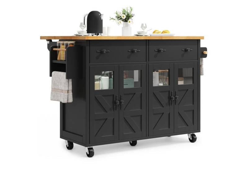 autolock Kücheninsel Multifunktionaler Servierwagen Mobiler Buffetschrank Küchenwagen, Mit Bremsen & verstellbaren Fächern, für Esszimmer,Wohnzimmer, Küche autolock Kücheninsel Multifunktionaler Servierwagen Mobiler Buffetschrank Küchenwagen, Mit Bremsen & verstellbaren Fächern, für Esszimmer,Wohnzimmer, Küche von autolock