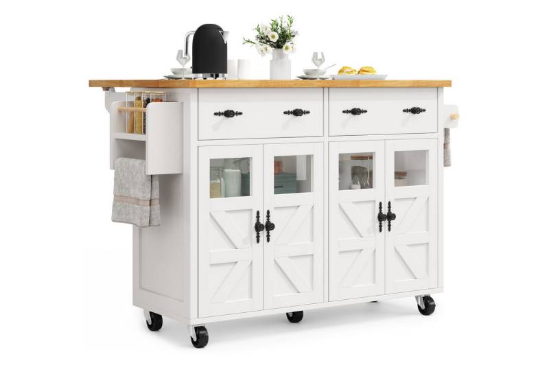 autolock Kücheninsel Multifunktionaler Servierwagen Mobiler Buffetschrank Küchenwagen, Mit Bremsen & verstellbaren Fächern, für Esszimmer,Wohnzimmer, Küche autolock Kücheninsel Multifunktionaler Servierwagen Mobiler Buffetschrank Küchenwagen, Mit Bremsen & verstellbaren Fächern, für Esszimmer,Wohnzimmer, Küche von autolock
