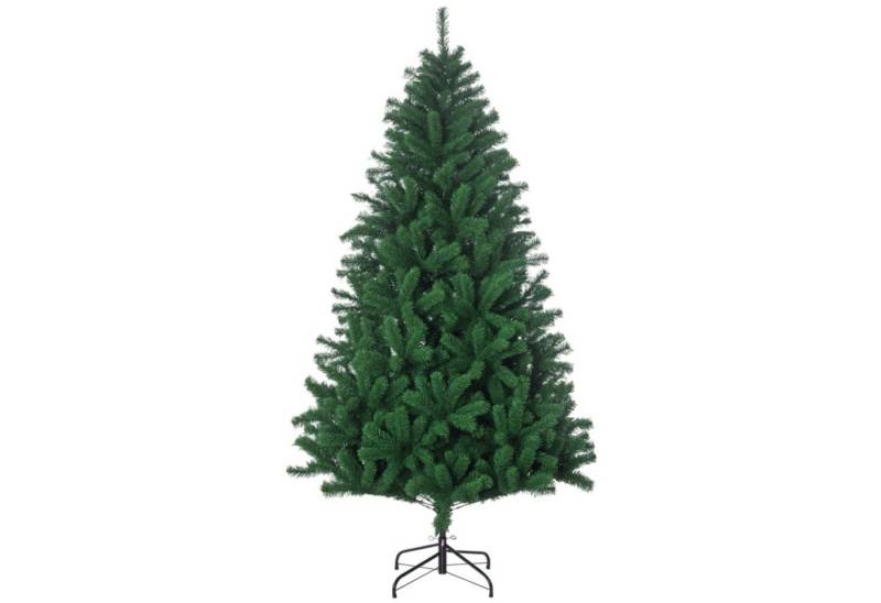 autolock Künstlicher Weihnachtsbaum 1,8 m Christbaum Kunsttanne 1000 Zweige Metallfuß PVC, Ø120 x 180 H cm von autolock