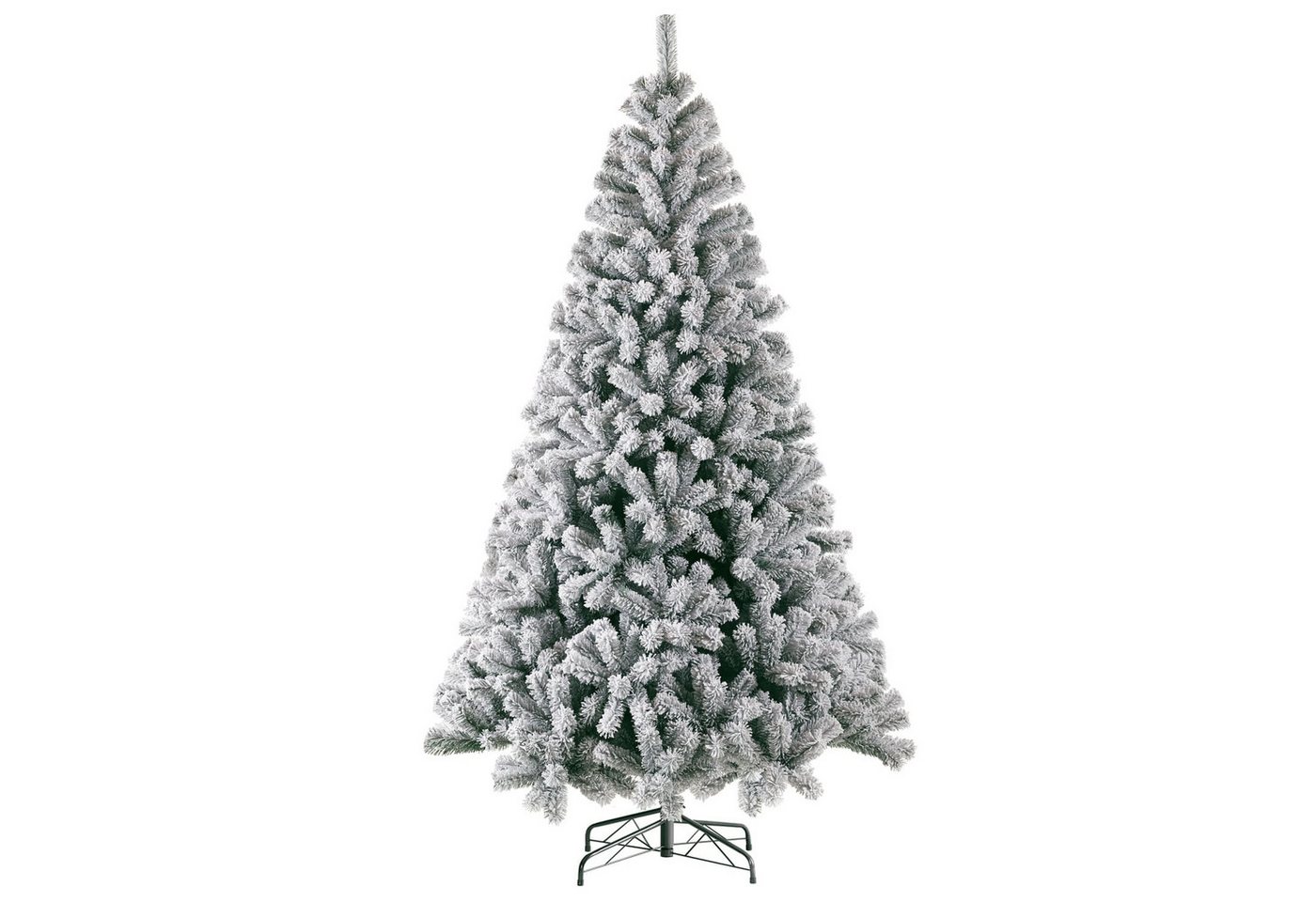 autolock Künstlicher Weihnachtsbaum Künstlicher Weihnachtsbaum Tannenbaum,Schneebaum mit 1006 Spitzen, 180CM,46 Zweige,100% PVC Weihnachtsbaum mit Metallständer,dicht von autolock