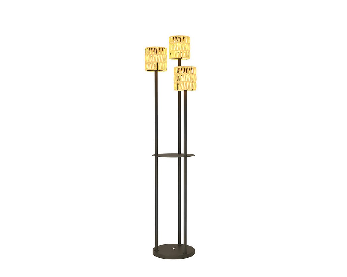 autolock LED Außen-Stehlampe LED Außen-Stehlampe Solarleuchte mit Lichtsensor 3 Lichte, Boho-Stil Solar Stehlampe Rattan Solarlampen 37 x 144H cm autolock LED Außen-Stehlampe LED Außen-Stehlampe Solarleuchte mit Lichtsensor 3 Lichte, Boho-Stil Solar Stehlampe Rattan Solarlampen 37 x 144H cm von autolock
