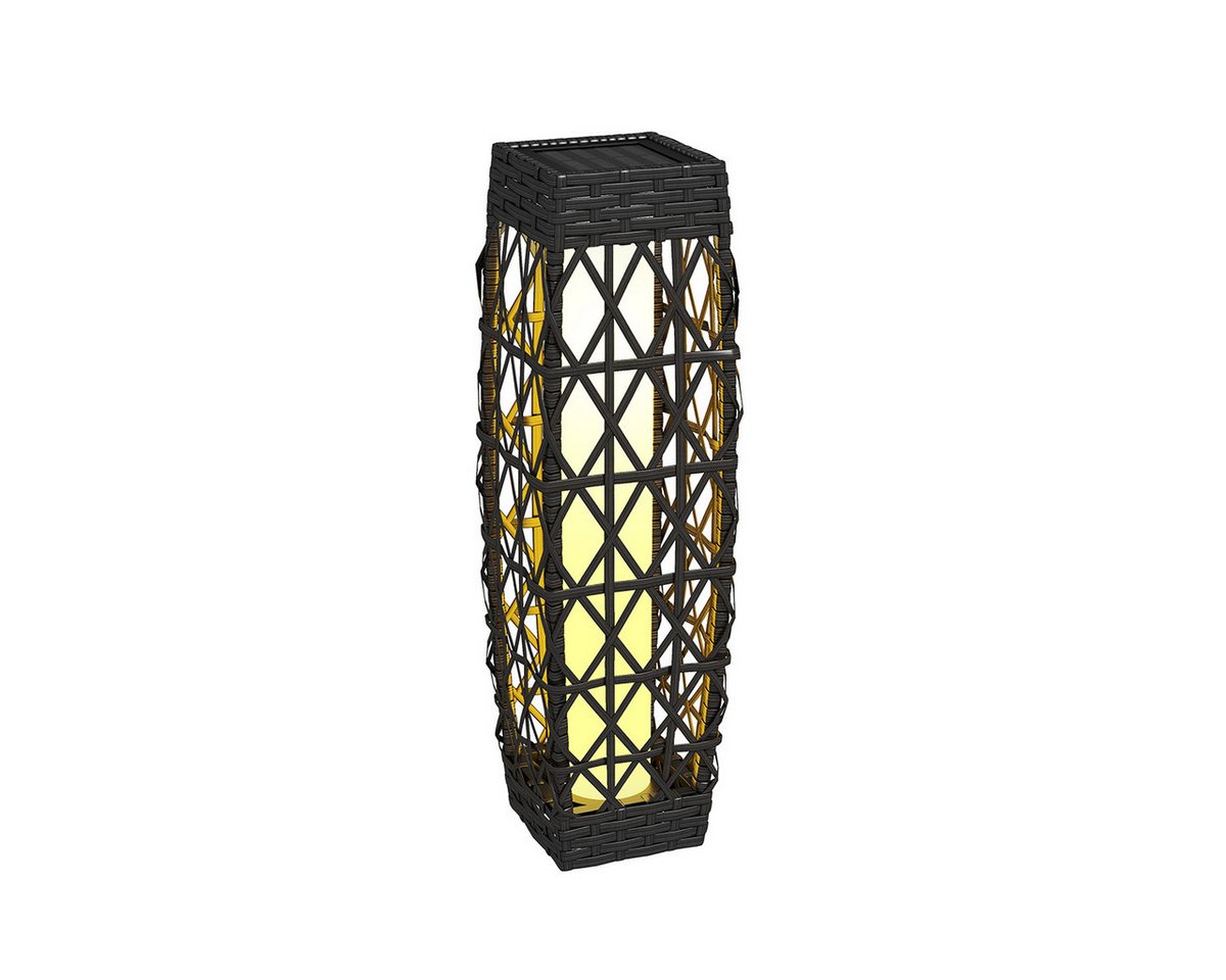 autolock LED Gartenleuchte LED Solarleuchte mit Rattan und Lichtsensor Anti-UV Wetterfest, Gartenleuchte Solarlampe 20 x 20 x 68cm Grau autolock LED Gartenleuchte LED Solarleuchte mit Rattan und Lichtsensor Anti-UV Wetterfest, Gartenleuchte Solarlampe 20 x 20 x 68cm Grau von autolock