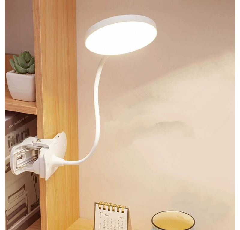 autolock LED Leselampe Klemmlampe Bett - Dimmbar Leselampe Buch Klemme Augenschutz Led, Klemmleuchte 3 Modi Bettlampe, USB Aufladbares Akku Leselampe 360° autolock LED Leselampe Klemmlampe Bett - Dimmbar Leselampe Buch Klemme Augenschutz Led, Klemmleuchte 3 Modi Bettlampe, USB Aufladbares Akku Leselampe 360° von autolock