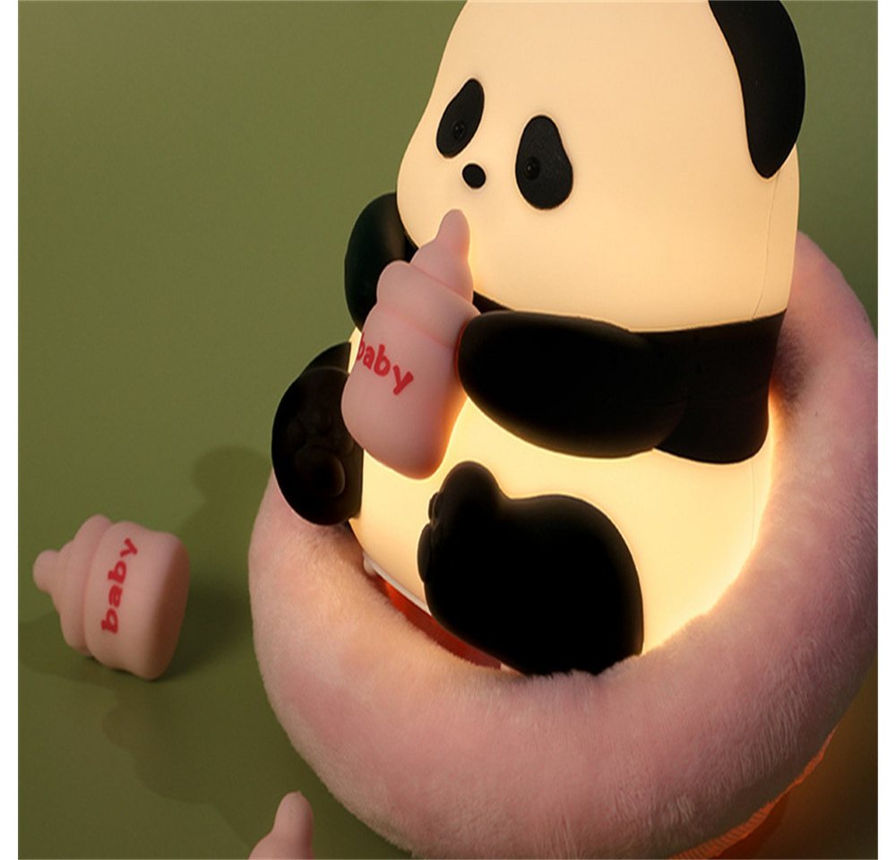 autolock Nachtlicht Panda Nachtlicht Cartoon Schlafzimmer Umgebungslicht Kinder, Geschenk pat Licht zeitgesteuert Begleiter Schlafendes von autolock