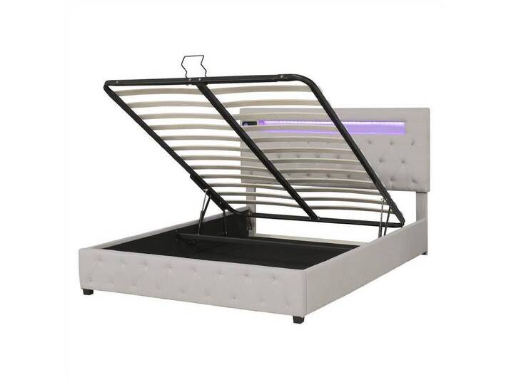 autolock Polsterbett Doppelbett,Polsterbett,Familienbett,Plattformbett mit aufladen USB, Bluetooth-Player,LED-Beleuchtung,mit Stauraum,Verstellbares Kopfteil autolock Polsterbett Doppelbett,Polsterbett,Familienbett,Plattformbett mit aufladen USB, Bluetooth-Player,LED-Beleuchtung,mit Stauraum,Verstellbares Kopfteil von autolock