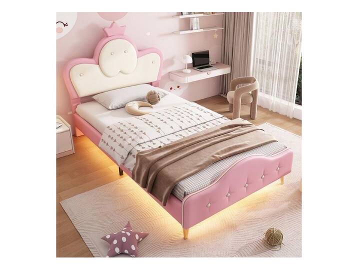 autolock Polsterbett Polsterbett, Kinderbett, Monochromer LED-Streifen, PU, 90x200CM autolock Polsterbett Polsterbett, Kinderbett, Monochromer LED-Streifen, PU, 90x200CM von autolock