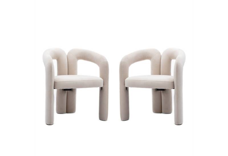 autolock Polsterstuhl 2pc Freizeit Stuhl,Polstersessel,Sessel,Barrel Side Chairs, Zeitgenössisches Design Stoff gepolstert Accent von autolock