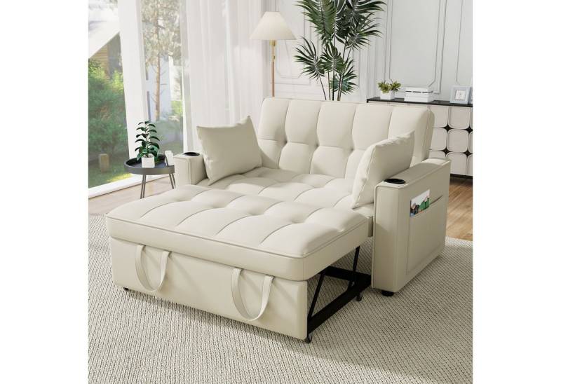 autolock Schlafsofa 3-in-1 Ausziehsofa Klappbares Schlafsofa für 2 Personen, Multifunktionssofa für Wohnzimmer, Schlafzimmer, Heimkino-Wohnung von autolock