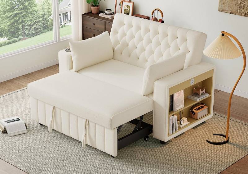 autolock Schlafsofa Multifunktionales Schlafsofa Klappsofa mit Stauraum & Schlaffunktion, Doppelsofa Couch für Wohnzimmer, Schlafzimmer und Gästezimmer von autolock