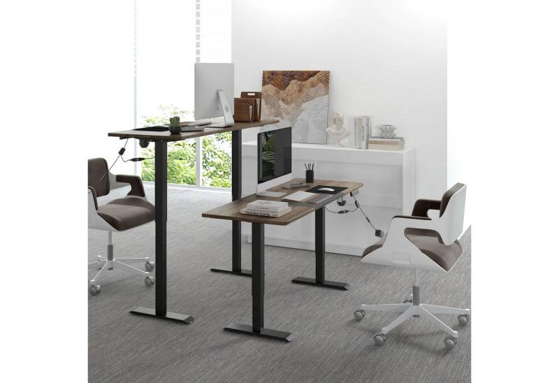 autolock Schreibtisch Computertisch Höhenverstellbarer elektrischer Hubtisch (140x70x72-116cm), Stehschreibtisch für kleine Heimstudio von autolock