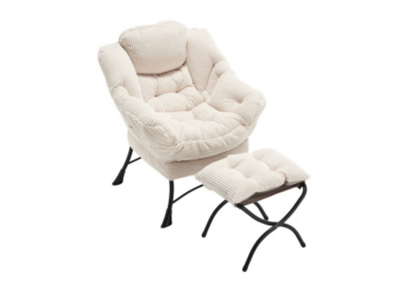 autolock Sessel Lazy Chair mit Ottomane,Freizeitstuhl mit Armlehnen und Seitentasche, gepolsterter Freizeit-Sofastuhl,moderner Lesesessel mit Fußstütze autolock Sessel Lazy Chair mit Ottomane,Freizeitstuhl mit Armlehnen und Seitentasche, gepolsterter Freizeit-Sofastuhl,moderner Lesesessel mit Fußstütze von autolock