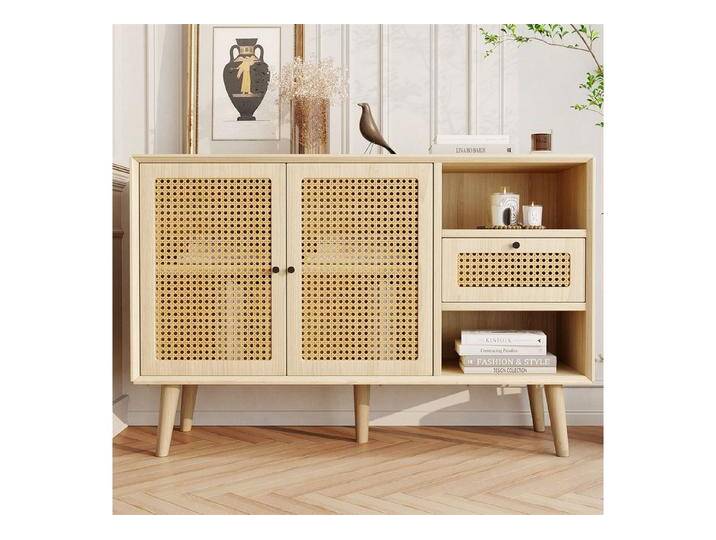 autolock Sideboard Sideboard, Kommode, 1 Schubladen und 2 Magnetische Türen, Eiche von autolock