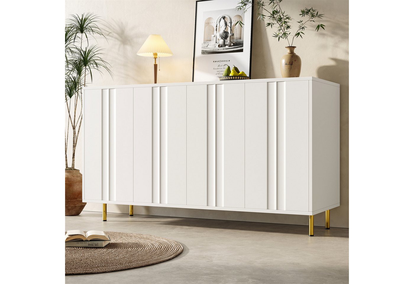 autolock Sideboard Sideboard, einzigartiges Design der Schranktür, 140×40×85,9 cm autolock Sideboard Sideboard, einzigartiges Design der Schranktür, 140×40×85,9 cm von autolock