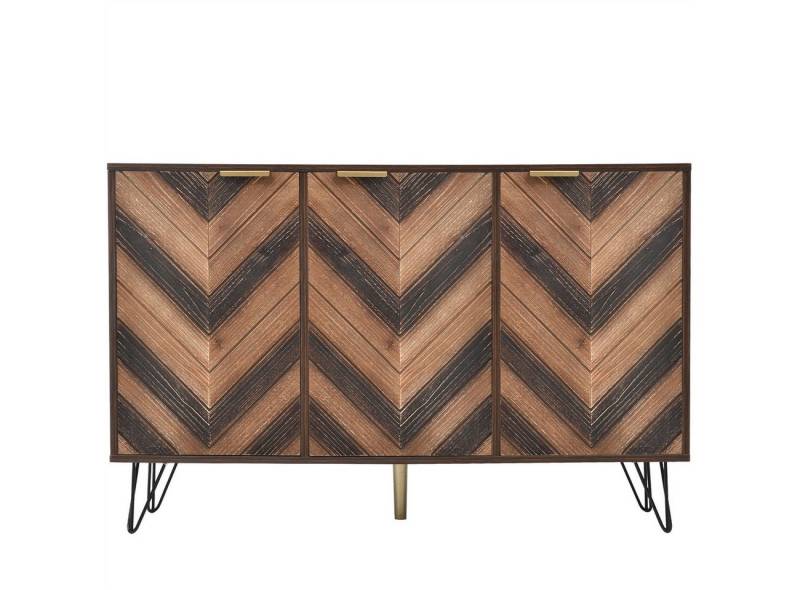 autolock Sideboard Sideboard,Kommode,Exklusives Sideboard mit drei Türen, mit stilvollen Details und großzügigem Stauraum autolock Sideboard Sideboard,Kommode,Exklusives Sideboard mit drei Türen, mit stilvollen Details und großzügigem Stauraum von autolock