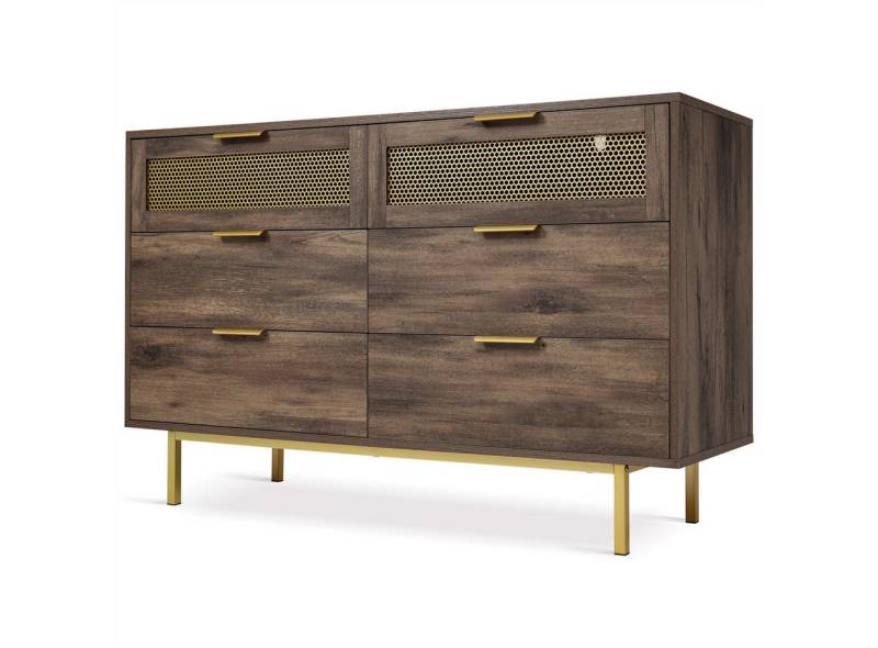 autolock Sideboard Sideboard-Schrank,Kommode mit Schubladen,Türen,Metallgriffe, Kommode,Mehrzweckschrank für Flur, Schlafzimmer,Wohnzimmer autolock Sideboard Sideboard-Schrank,Kommode mit Schubladen,Türen,Metallgriffe, Kommode,Mehrzweckschrank für Flur, Schlafzimmer,Wohnzimmer von autolock