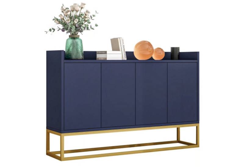 autolock Sideboard Sideboard im Stil 4-türiger griffloser Buffetschrank von autolock