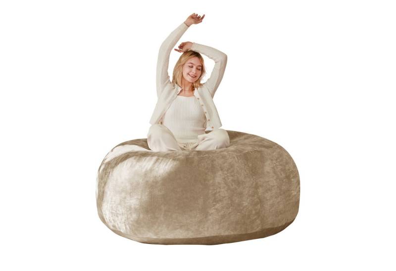 autolock Sitzsack Sitzsackstuhl 90 Sitzsack Sofa für Erwachsene Einzelsofa faules Sofa (90 × 90 × 50 cm), weicher und bequemer Lesestuhl geeignet für Schlafzimmer Balkone von autolock