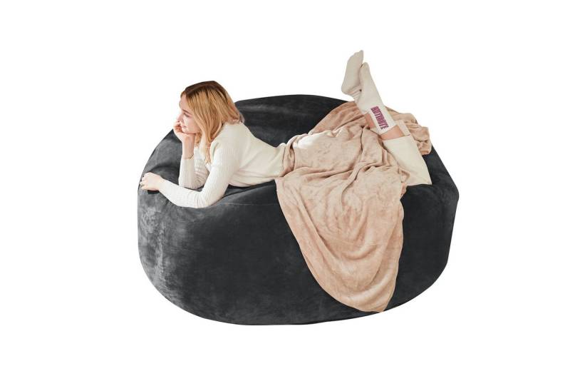 autolock Sitzsack Sitzsackstuhl 90 Sitzsack Sofa für Erwachsene Einzelsofa faules Sofa (90 × 90 × 50 cm), weicher und bequemer Lesestuhl geeignet für Schlafzimmer Balkone von autolock