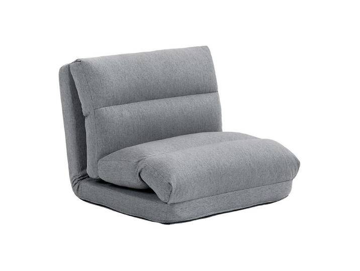 autolock Sitzsack klappbar Bodenstuhl,Sitzsack mit Bettfunktion,70x41x56cm,Leinenoptik, mit 6-Stufig Verstellbarer Rückenlehne,dicke Sitzpolsterung von autolock