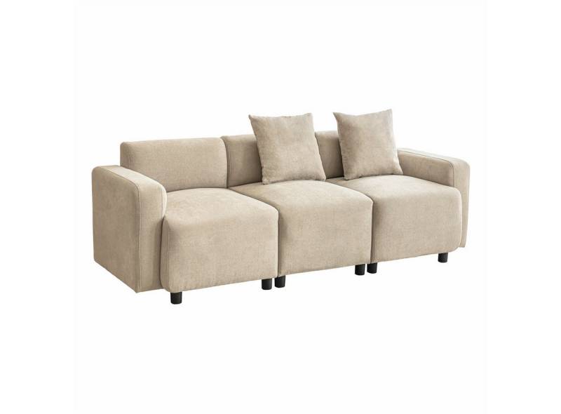 autolock Sofa 3-Sitzer-Sofa,modernes Design,Polstermöbel,Sofa, Wohnzimmersofa,Sofa mit Dekokissen von autolock