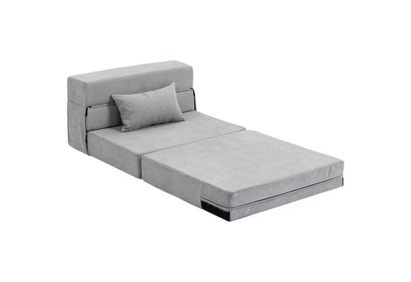 autolock Sofa Bodensofa,Polstercouch,in Matratze umwandelbar,Schaumstoff,Kissen von autolock