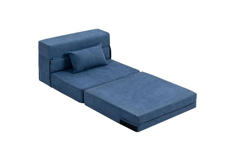 autolock Sofa Bodensofa,Polstercouch,in Matratze umwandelbar,Schaumstoff,Kissen von autolock