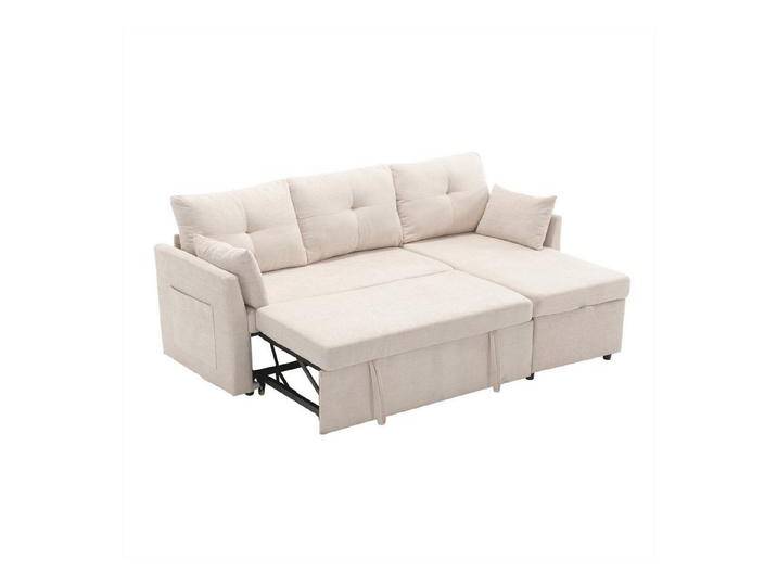 autolock Sofa Modulares Sektionssofa,L-förmige modulare Couch mit Stauraumsitzen, beige von autolock