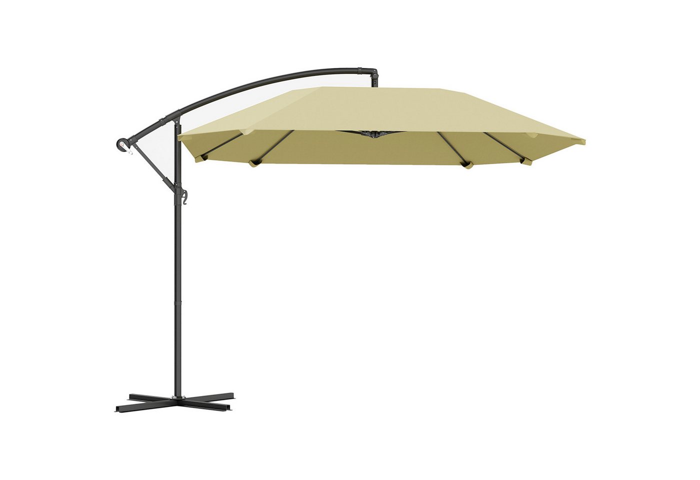 autolock Sonnenschirm 360° einstellbar neigbar Ampelschirm Alu Ø 260 cm Kurbelschirm autolock Sonnenschirm 360° einstellbar neigbar Ampelschirm Alu Ø 260 cm Kurbelschirm von autolock