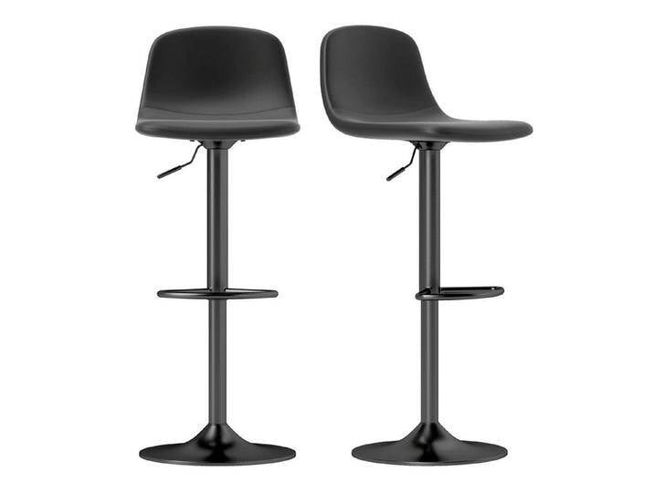autolock Stuhl 2er-Set Barhocker,Esszimmerstühle,Barstühle mit Kunstlederbezug, drehbar mit Rückenlehne und Fußstütze,Metallbasis, schwarz autolock Stuhl 2er-Set Barhocker,Esszimmerstühle,Barstühle mit Kunstlederbezug, drehbar mit Rückenlehne und Fußstütze,Metallbasis, schwarz von autolock