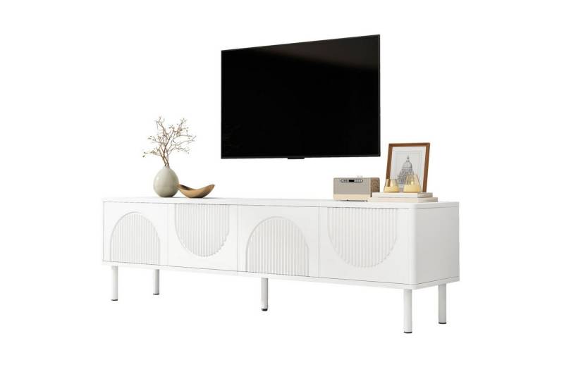 autolock TV-Schrank Modernes TV-Lowboard,180cm TV-Möbel mit Stauraum,matte Oberfläche TV-Schrank mit Kabelmanagement–minimalistisches Design für Wohnzimmer von autolock