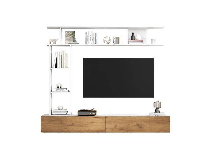 autolock TV-Schrank TV Wohnwand-Set mit Vitrinen,inkl.TV-Board,Standregal und Wandregal 180*35*22.5cm,TV Wohnzimmermöbel-Set,TV-Schrank autolock TV-Schrank TV Wohnwand-Set mit Vitrinen,inkl.TV-Board,Standregal und Wandregal 180*35*22.5cm,TV Wohnzimmermöbel-Set,TV-Schrank von autolock