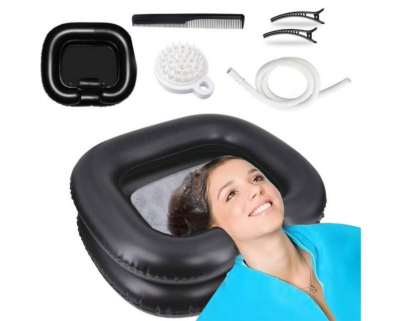 autolock Waschtisch Aufblasbares Shampoo-Becken für Bettlägerige und Behinderte von autolock