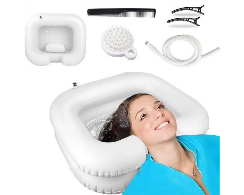 autolock Waschtisch Aufblasbares Shampoo-Becken für Bettlägerige und Behinderte von autolock