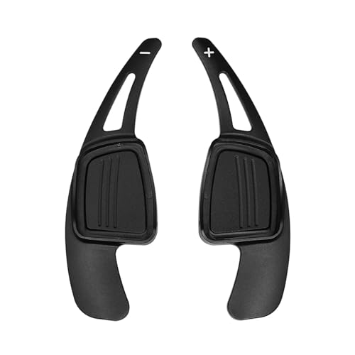 2Pcs Stücke Lenkräder Schaltwippen Verlängerung Paddles Lenkrad für Audi 2017 2018 2019 S3 S5 SQ2 SQ5 TT A3 8V A4 A5 Q2 Q3 Q5 Q7, Aluminium Schaltschaltwippen Verlängerung Legierung Schaltwippen von autovivi