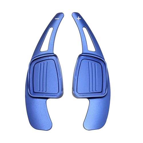 2Pcs Stücke Lenkräder Schaltwippen Verlängerung Paddles Lenkrad für Audi 2017 2018 2019 S3 S5 SQ2 SQ5 TT A3 8V A4 A5 Q2 Q3 Q5 Q7, Aluminium Schaltschaltwippen Verlängerung Legierung Schaltwippen von autovivi