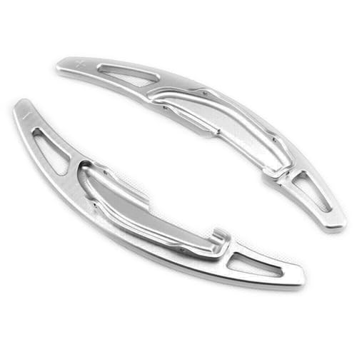 2Pcs Stücke Lenkräder Schaltwippen Verlängerung Paddles Lenkrad für BMW M2 F87 M3 F80 M4 F82 F83 M5 F10 M6 F12 F13 X5M F85 X6M, Aluminium Schaltschaltwippen Verlängerung Legierung Schaltwippen von autovivi