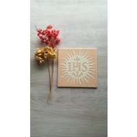 Jesuiten-Symbol-Fliese, Fliesen-Dekor Mit Dem Jesuiten-Symbol, Wanddekoration, Gravierte Fliese, Bereit Zu Versenden Jesuiten-Symbol-Fliese, Fliesen-Dekor Mit Dem Jesuiten-Symbol, Wanddekoration, Gravierte Fliese, Bereit Zu Versenden von avedouda