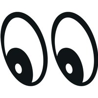 Deko Augen Schwarz Für Rasenmäher, Mähroboter Rasenmähroboter Und Vieles Mehr Deko Augen Schwarz Für Rasenmäher, Mähroboter Rasenmähroboter Und Vieles Mehr von averpashop