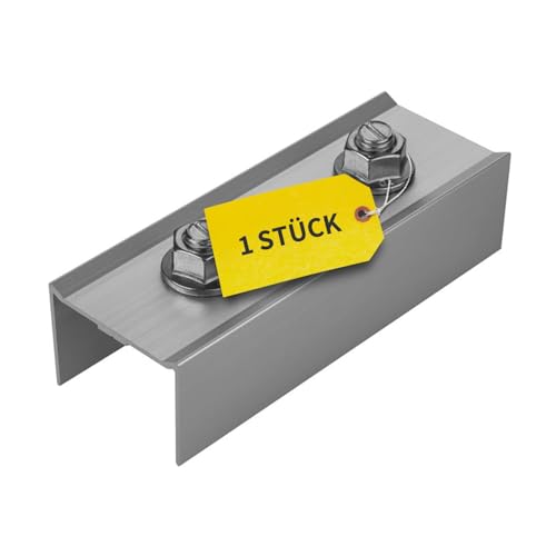 Avoltik 1x C Profil Verbinder zur Befestigung für PV Module I robuste PV Schiene Verbinder inkl Montageset I Solar Profil für 40x40 mm PV Schienen I PV Montage Set aus hochwertigem Aluminium Avoltik 1x C Profil Verbinder zur Befestigung für PV Module I robuste PV Schiene Verbinder inkl Montageset I Solar Profil für 40x40 mm PV Schienen I PV Montage Set aus hochwertigem Aluminium von avoltik
