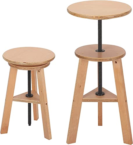 awagas 48-65 cm Malhocker Holz Zeichenhocker Ø 30cm Rund Holzhocker Höhenverstellbar Drehhocker Multifunktionaler Künstlerhocker für Künstleratelier Malerei Kunststudenten Küche Büro awagas 48-65 cm Malhocker Holz Zeichenhocker Ø 30cm Rund Holzhocker Höhenverstellbar Drehhocker Multifunktionaler Künstlerhocker für Künstleratelier Malerei Kunststudenten Küche Büro von awagas