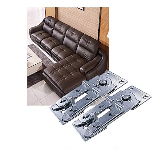 AWEN 2 Stück Sektionale Sofa-Verbindung mit Schnappverschluss, Couch-Clips Möbelverbinder, Schnappverbinder Befestigung für Sofa Möbel von AWEN