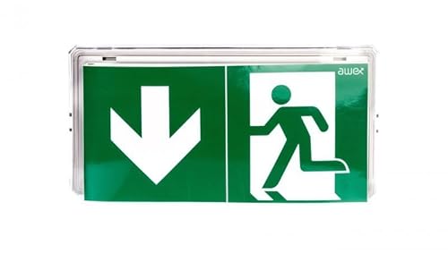 awex EXIT LED Notleuchte 1W 130lm 1h Doppeladt AT weiß + PU31 ETE/1W/B/1/SA/AT/WH 5902869500194 von awex